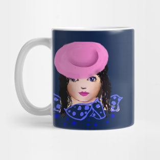 Pink hat Mug